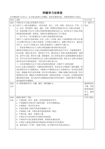 师德学习安排