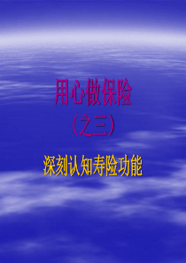 用心做保险(3)