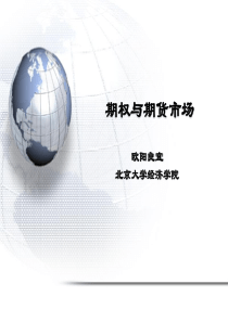 第一章金融衍生品概论(期货与期权市场-北京大学,欧阳