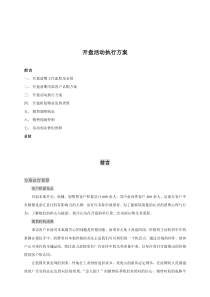 开盘活动执行方案