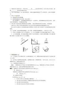 形变与弹力知识点与练习