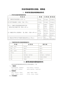 形容词和副词的比较级教学版
