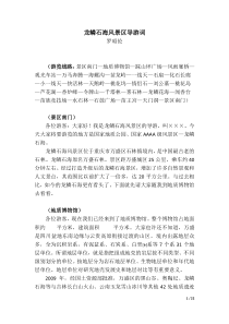 导游词龙鳞石海