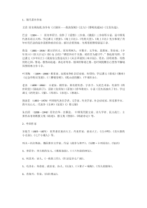 小升初必考八大主题之文学常识
