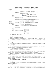 思想政治必修2第四单元复习