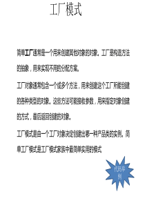 工厂模式在java中的应用