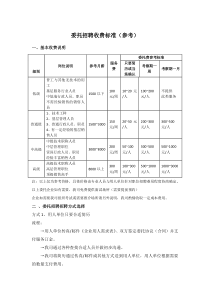 委托招聘收费标准(示例范本参考)-01-116-02-24