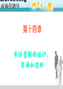 市场营销学_刘志敏_教案14