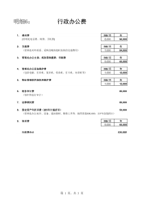 行政保险及杂项