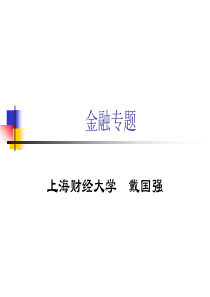 金融专题ppt1