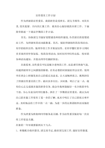 大学宣传委员工作计划
