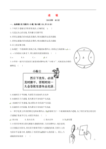 届中考物理一轮复习八年级透镜(期末复习通用,含解析)新人教版