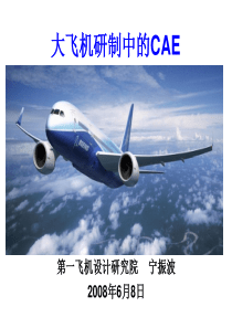 大飞机研制中的CAE