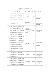 天然气长输管道工程施工安全检查内容