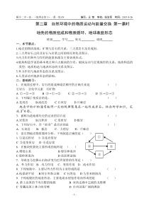 地壳物质循环地球表面形态