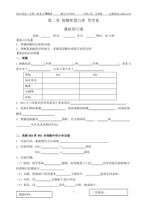 学案3：蛋白质和核酸