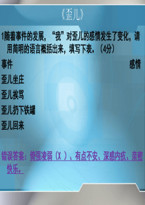 初中阅读理解《歪儿》