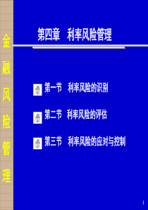 金融风险利率风险