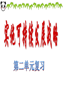 实施可持续发展战略