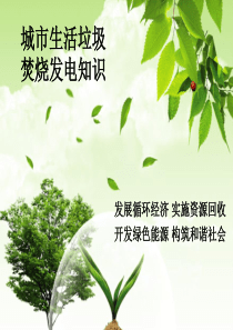 城市生活垃圾焚烧发电知识.