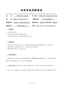 实验4网络层协议分析