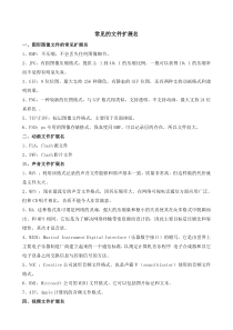 培训用常见文件类型