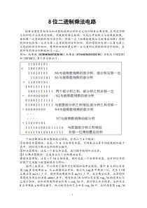 基于(VHDL)的8位二进制乘法电路程序