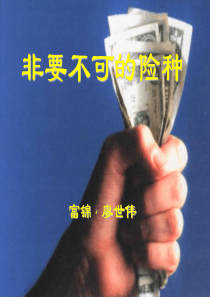 非要不可的险种平安年金养老保险PPT47