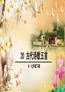 20-古代诗歌五首(七下)