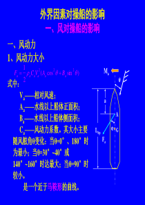外界因素对操船的影响