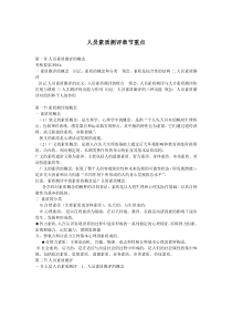 四川大学出版自考人员素质测评章节重点自己整理的完整版考点