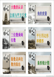 四年级上册数学总复习.