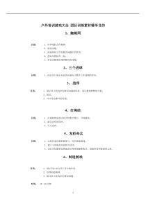 团队训练游戏素材精华目的(含图)