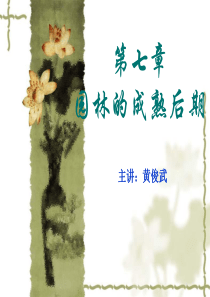 园林史资料第七章成熟后期.