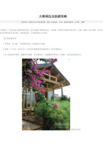 大理周边自助游攻略
