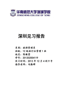 姚国龙-深圳见习报告(11级)