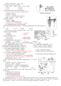 土地荒漠化测试题