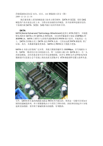 存储基础知识扫盲SATASCSISAS硬盘接口区分
