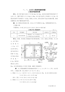土石方工程清单编制例题(预算复习题)