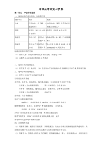 地理会考总复习资料1