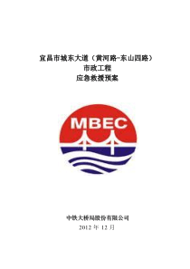 城东大道应急救援预案