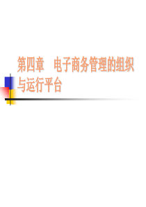 41电子商务的组织形态