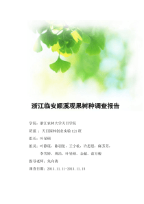 叶静珽顺溪实习报告