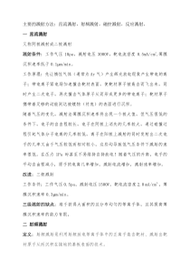 各种溅射法的比较