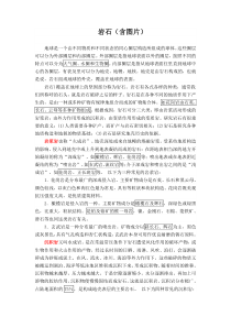 各类岩石的描述及公司对比2012-4-11