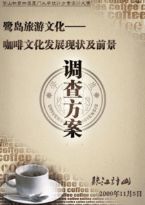 【鹭岛旅游文化——咖啡文化发展现状及前景】统计方案设计大赛统江