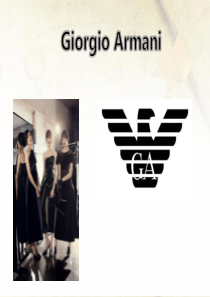 品牌简介。GiorgioArmani.