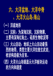 区域大地构造2013第三章岩石圈构造基本类型大洋盆地大洋中脊大洋火山岛