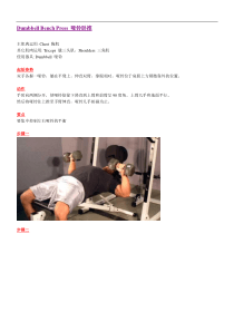 哑铃全身肌肉锻炼教程