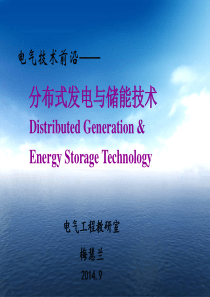 分布式发电与储能技术